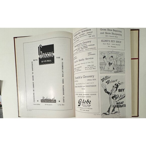 Vintage 1948 Humboldt High School Yearbook St. Paul Minnesota HC Memorabilia VTG - Picture 6 of 16
